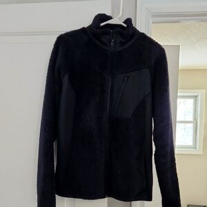 Columbia Black Fuzzy Fleece Jacket